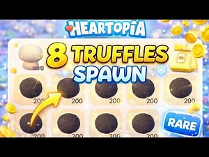 8 BLACK TRUFFLES (TUTORIAL) | Heartopia