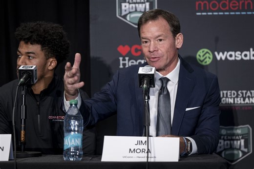 “Makes no sense,” “Embarrassing on all counts”: CFB fans react as Jim Mora quits UConn & gets hired as Colorado State HC