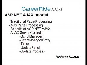 ASP.NET AJAX tutorial