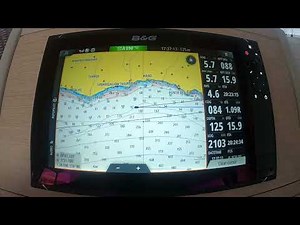B&G Zeus 3 Chart Plotter Changing North Up to Course Up to Heading Up