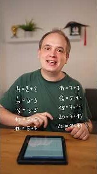 Gilt "gerade = prim + prim"? (Die Goldbachsche Vermutung)