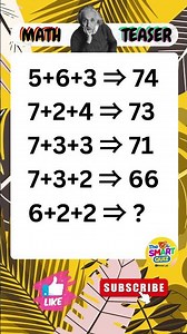 Math Teaser #math #puzzle #iqtest