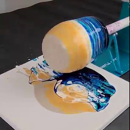 70K views · 1.5K reactions | Here are some of my favorite fluid art tumbler projects. Hope you like them! | Mixed Media Girl | Facebook