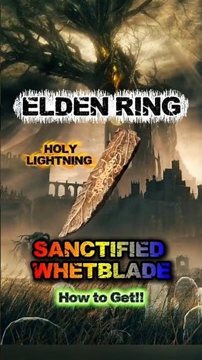 Sanctified Whetblade Location Guide Elden Ring. Add holy and lightning Affinities.