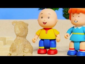 NEW! Caillou and the Sandcastle 👶 | Caillou Stop Motion | Videos For Kids | Funny Animated