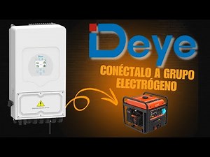 How to connect a generator to an isolated Deye inverter (GOOD) | Complete Tutorial