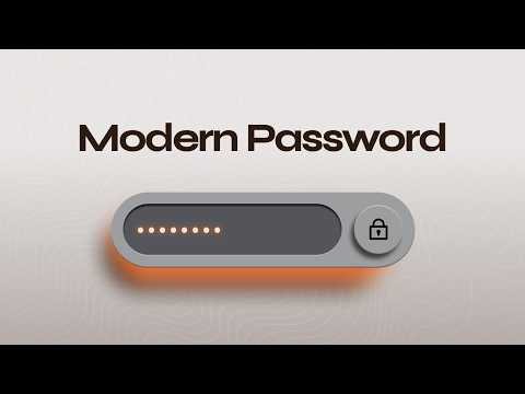 Modern Password Input with Show/Hide Toggle | HTML CSS JavaScript