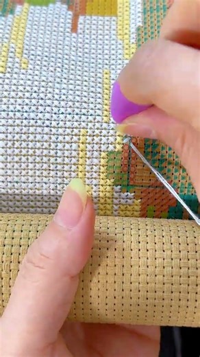#Cross-stitch#Cross-stitch enthusiast#Cross-stitch tutorial#Cross-stitch live stream Assis