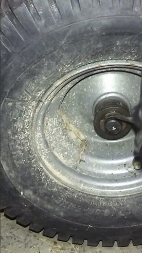Mower tire removal #shorts