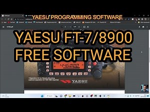 YAESU FT-7900/7800/8900 & MORE Free Programming Software