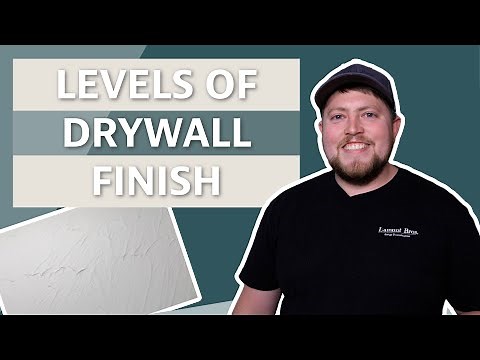 What are the levels of drywall finish?