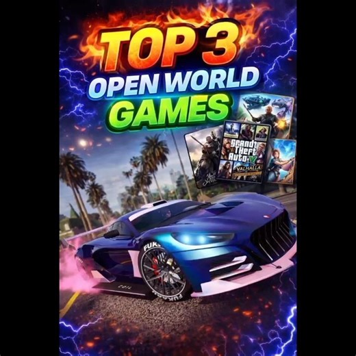 Top 3 Best Open World Games Like GTA-V 🔥