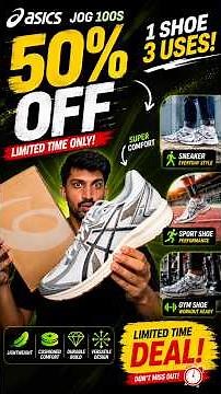 Asics Jog100s shoes review | Best asics shoes under 5000