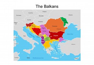 Editable Powerpoint Map of the Balkans – Including Albania, Bosnia and Herzegovina, Bulgaria, Croatia, Kosovo, Montenegro, North Macedonia.. - Etsy New Zealand