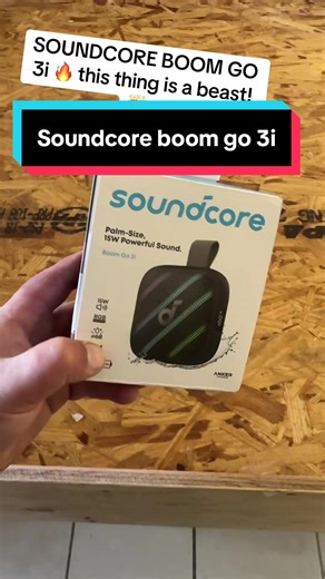 Super small and compact ready to go anywhere with you but also extremely powerful loud enough to start a house party! The new boom go 3i I love it! 😻 🎉 🏡 #soundcore #boomgo3i #anker #music #bass @soundcore by Anker @soundcoreus