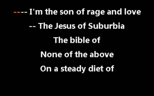 ［Karaoke］Jesus of suburbia-green day