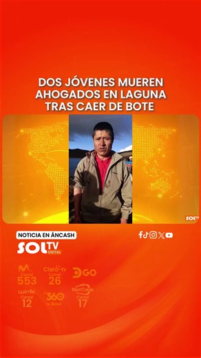Accidente en laguna Huachucocha: dos jóvenes mueren ahogados