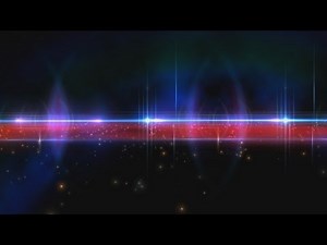 4K Blue Red Space Flare Sparkle 2160p Motion Background Effect