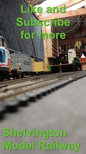 Bachmann Class 50 Loco With Container Wagons Model Railway Layout 2025 at #shelvingtonmodelrailway