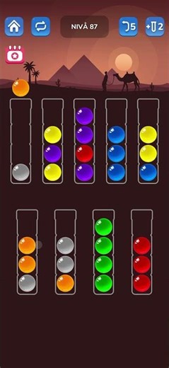 Ball sort puzzle level 87 #ballsortpuzzle