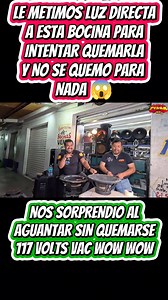 NUNCA SE QUEMÓ BOCINA DE 18" DE GRAN AGUANTE😱NI CON EL VOLTAJE ⚡⚡DIRECTO 117 VOLTS | DJ PISGA MIX oficial