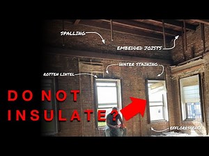 Insulating a 100 YEAR OLD Building (What You NEED To Know)