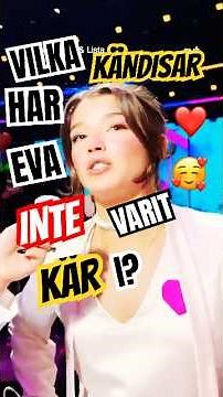 ​❤️‍🔥🤔vilka kändisar har @EvaKJumatate varit kär i? #melodifestivalen #mello #klassen