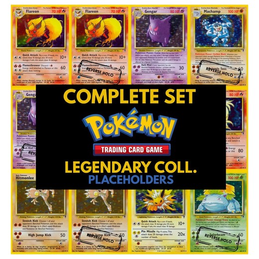 Pokemon Legendary Collection Placeholders | Printable TCG Master Set (digital Download) - Etsy Australia