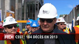 CSST : 184 décès en 2013