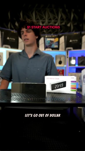 Digital Alarm Clock -White (PO) | digital alarm clock