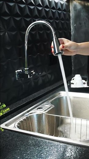 Torneira Gourmet de Parede com Cano Flexível – Estilo e Funcionalidade