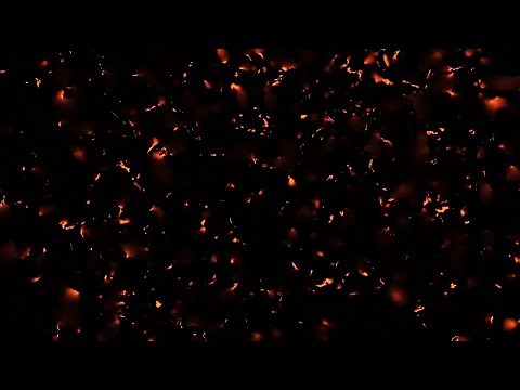 Particles Overlay Black Background Video Effects