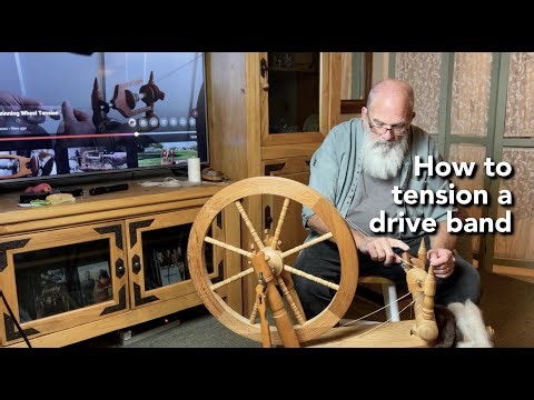 How to Set Drive Band Tension on a Spinning Wheel (Beginner Tutorial)