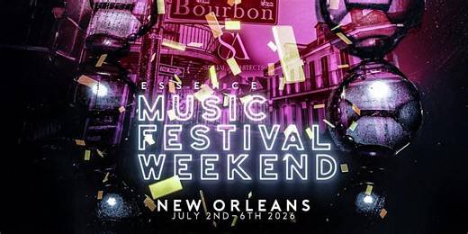ESSENCE MUSIC FESTIVAL - ALL BLACK MARDI GRAS PARTY - HYATT REGENCY HOTEL at Hyatt Regency New Orleans on 4th July, 2026