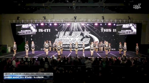 Cheer Magic All Stars - Illusion [2026 L2 Junior - Flex - D2 - Medium Day 1] 2026 The U.S. Finals Worcester