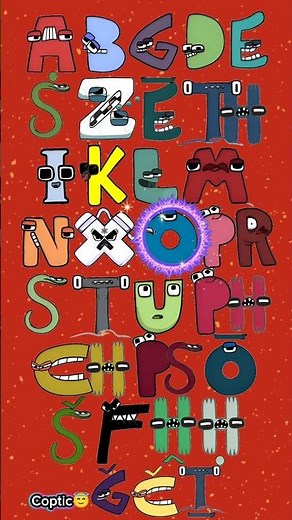 Coptic alphabet lore song #alphabetlore #alphabetsong #shorts