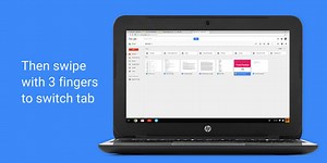 For our Chromebook users, try to switch tabs in Chrome with a 3 fingers swipe! #Chrometip | Google Chrome