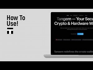 How to Use Tangem Wallet [PC REVIEW] [easy]