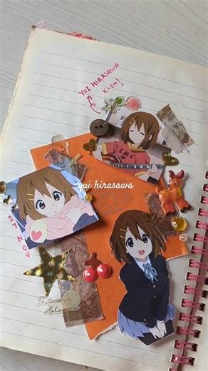 Yui Hirasawa Anime Journaling #anime #journaling #animejournaling #kon #yui #yuihirasawa #aesthetic
