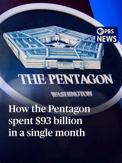 The Pentagon spent over $500 billion in fiscal year 2025, and $93 billion of that spending was in September alone. The last month of the fiscal year for the government is September, a time when agencies across the government race to use up the rest of their annual budgets. These spending sprees sometimes include questionable purchases, like the Pentagon's purchase of $12,000 three-tiered fruit stands and $2 million worth of Alaskan King Crab. PBS News’ Cecilia Lallmann breaks down what Open the 