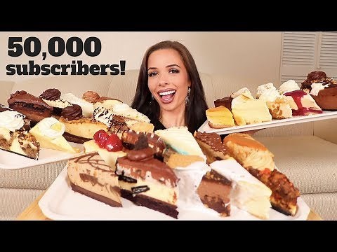 EATING EVERY SINGLE CHEESECAKE FROM THE CHEESECAKE FACTORY