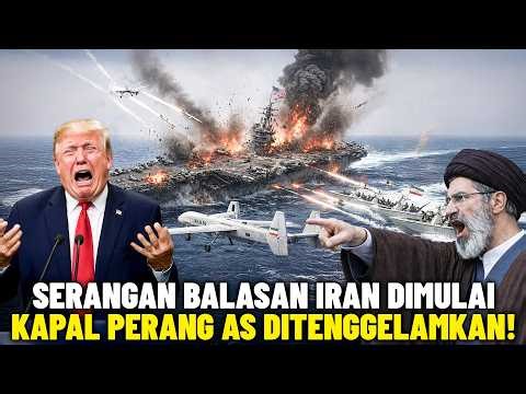 The Strait of Hormuz Becomes a Mass Grave for US Ships!? Iran Sinks a US Military Fleet