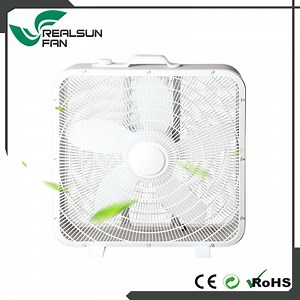 [Hot Item] 20 Inch (50cm) Square Box Fan Air Circulator Fan in New Design Floor Fan with Banana Blades