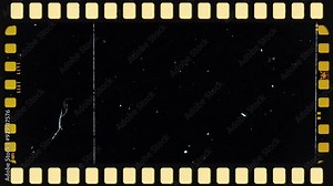 Super 8 mm Filmgrain Dust and Scratches.Retro template. Opacity or screen mode usage for overlay your video. Negative film
