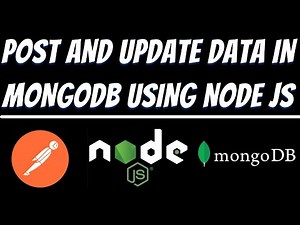 Post and Update data in Mongodb using Express Node JS and Postman tutorial | REST API
