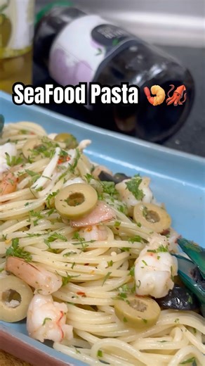 Easiest Seafood Pasta #recipe