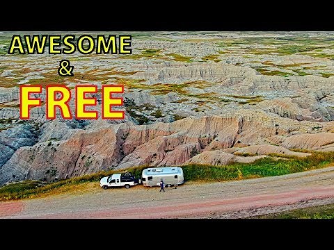 😍 Free Dispersed RV Camping in the South Dakota Badlands