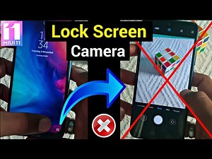 How To Remove Camera From Lock Screen In Redmi Note 7 Pro | Lock Screen Se Camera Kaise Hataye