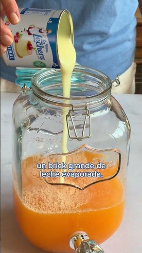 Creamy orange and condensed milk drink | Easy recipe from Nestlé Cooking with La Lechera
