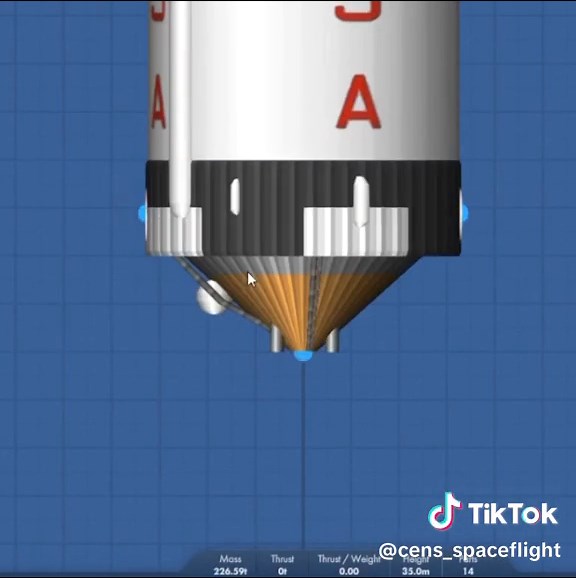 Saturn IB from mod , this mod from the Brioche's in Sfs forum or GitHub.com (PC ONLY) #nasa #apollo1 #saturnib #spaceflightsimulator #mods #rocket #space #game #fyp #fypシ #spedupvideo #thankforwatching